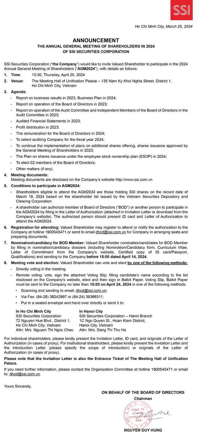 >> For details, please refer to: https://www.ssi.com.vn/en