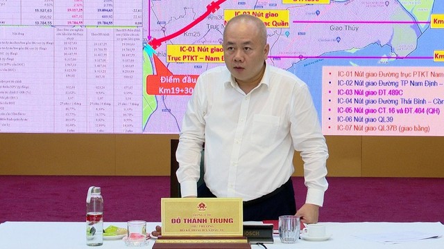 Thứ trưởng Bộ Kế hoạch và Đầu tư Đỗ Thành Trung phát biểu tại cuộc họp. Thứ trưởng Bộ Kế hoạch và Đầu tư Đỗ Thành Trung phát biểu tại cuộc họp.