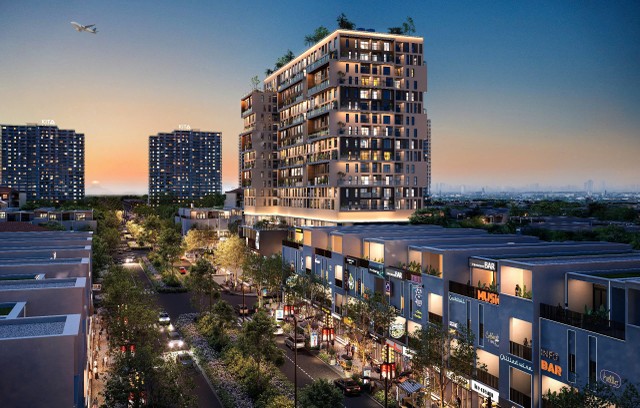 Phối cảnh Chung cư cao cấp Stella Icon - một dự án hạt nhân của KITA Airport City vừa khởi công. (Ảnh: KITA Group). Phối cảnh Chung cư cao cấp Stella Icon - một dự án hạt nhân của KITA Airport City vừa khởi công. (Ảnh: KITA Group).