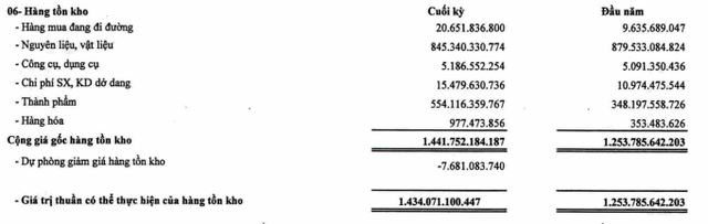 TIS bắt đầu trích lập dự phòng 7,68 tỷ đồng tồn kho trong quý IV/2021