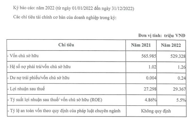 Udideco báo cáo kết quả kinh doanh năm 2022 Udideco báo cáo kết quả kinh doanh năm 2022