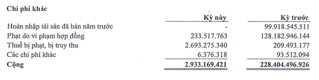 Chi phí khác của TDC giảm mạnh nửa đầu năm 2024 Chi phí khác của TDC giảm mạnh nửa đầu năm 2024