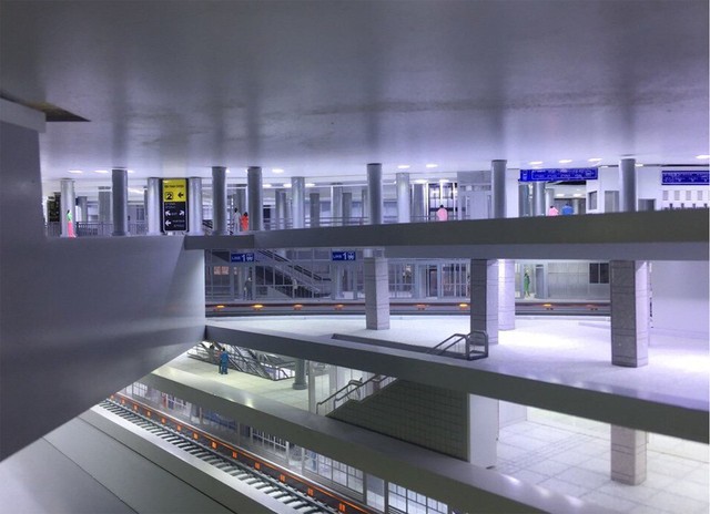 Thiết kế nhà ga Ba Son theo kiến trúc hiện đại, màu sắc tươi trẻ. Thiết kế nhà ga Ba Son theo kiến trúc hiện đại, màu sắc tươi trẻ.