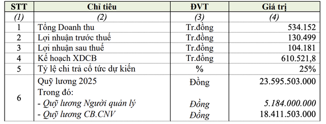 Kế hoạch kinh doanh năm 2025 của Sonadezi Long Thành