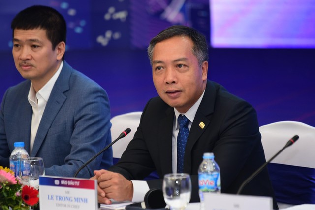 Tổng Biên tập Báo Đầu tư Lê Trọng Minh phát biểu tại sự kiện Tổng Biên tập Báo Đầu tư Lê Trọng Minh phát biểu tại sự kiện