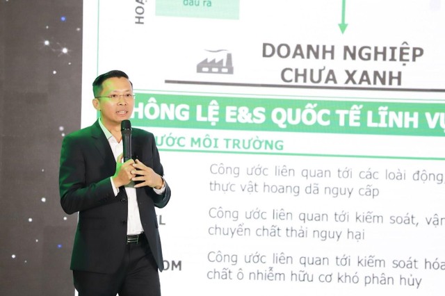 CEO MB chia sẻ về cách thức doanh nghiệp có thể tiếp cận tín dụng xanh từ các lĩnh vực xanh và chưa xanh CEO MB chia sẻ về cách thức doanh nghiệp có thể tiếp cận tín dụng xanh từ các lĩnh vực xanh và chưa xanh