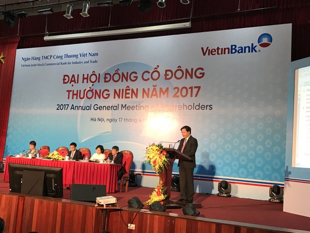 Đại hội đồng cổ đông VietinBank: Cổ đông hỏi về vấn đề nợ xấu 2016 tăng ảnh 4