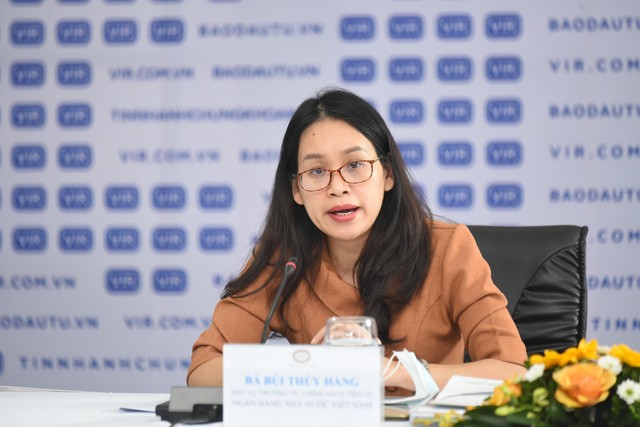 Bà Bùi Thuý Hằng, Phó Vụ trưởng Vụ Chính sách tiền tệ Ngân hàng Nhà nước Việt Nam Bà Bùi Thuý Hằng, Phó Vụ trưởng Vụ Chính sách tiền tệ Ngân hàng Nhà nước Việt Nam