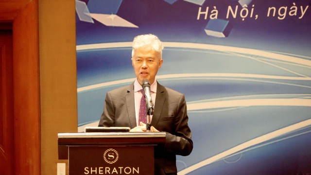 Ông Paul Gwee, Tổng Thư ký Hiệp hội Ngân hàng Asean phát biểu tại Hội thảo.