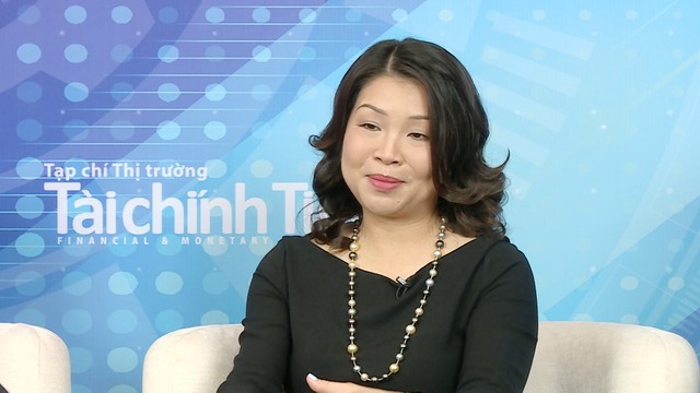 Bà Winnie Wong, Giám đốc Quốc gia của Mastercard tại Việt Nam, Campuchia và Lào phát biểu tại Toạ đàm