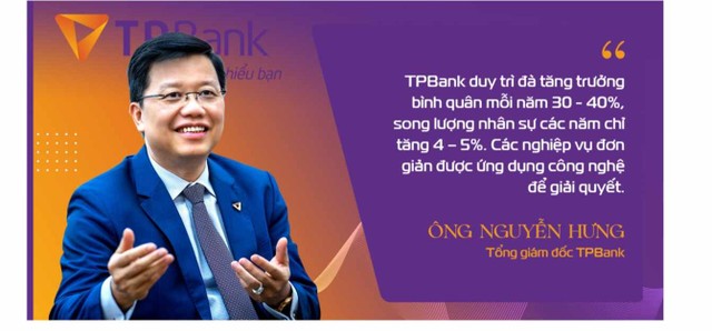 Ông Nguyễn Hưng , Tổng Giám đốc TPBank chia sẻ về hệ thống công nghệ