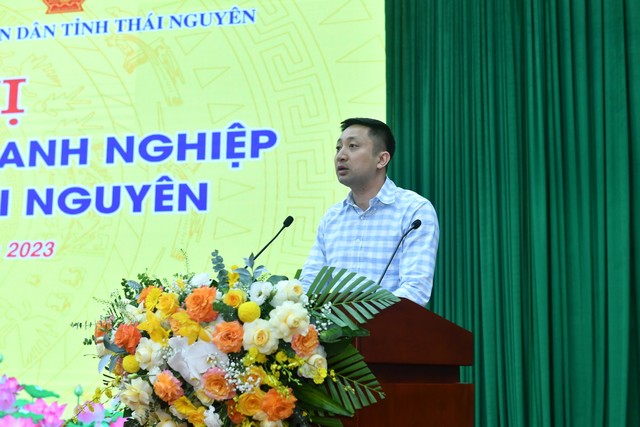 Ông Hoàng Ngọc Phương, Phó Tổng giám đốc VietinBank phát biểu tại sự kiện Ông Hoàng Ngọc Phương, Phó Tổng giám đốc VietinBank phát biểu tại sự kiện