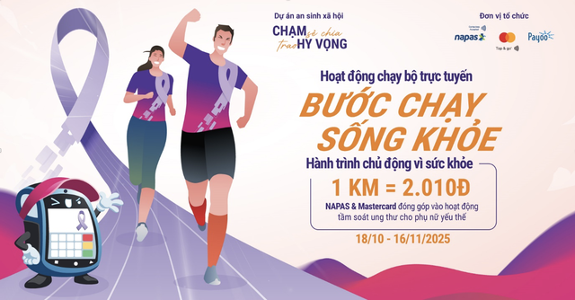 Giải chạy trực tiếp phát động tại các trường, mỗi km sẽ tương ứng với 2.010 đồng ủng hộ vào chương trình