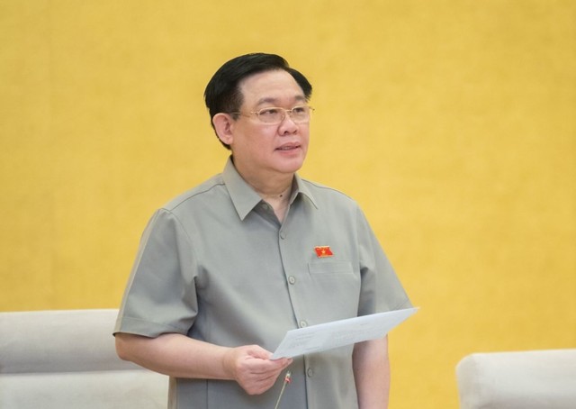 Chủ tịch Quốc hội Vương Đình Huệ phát biểu khai mạc Phiên họp 24 của UBTVQH Chủ tịch Quốc hội Vương Đình Huệ phát biểu khai mạc Phiên họp 24 của UBTVQH