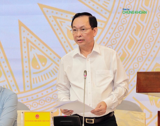 Phó Thống đốc NHNN Đào Minh Tú tại họp báo Chính phủ chiều 30/9 (Ảnh: M.M) Phó Thống đốc NHNN Đào Minh Tú tại họp báo Chính phủ chiều 30/9 (Ảnh: M.M)