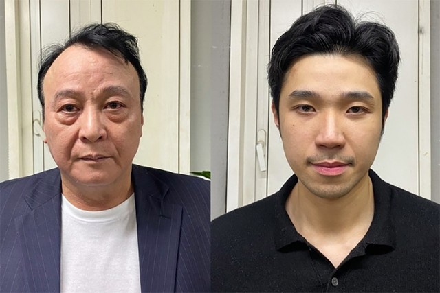 Hai bị can Đỗ Anh Dũng và Đỗ Hoàng Việt tại cơ quan điều tra (Ảnh: Bộ Công an) Hai bị can Đỗ Anh Dũng và Đỗ Hoàng Việt tại cơ quan điều tra (Ảnh: Bộ Công an)