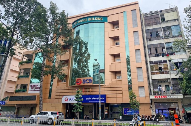Phòng giao dịch Cô Giang của SCB nằm trong Trụ sở Tập đoàn Vạn Thịnh Phát tại Quận 1, TP. Hồ Chí Minh