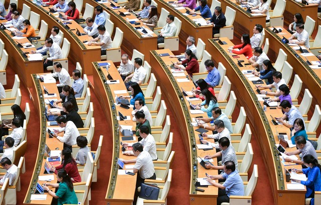 Quốc hội thảo luận về các vấn đề kinh tế xã hội, tài chính, ngân sách chiều 29/5