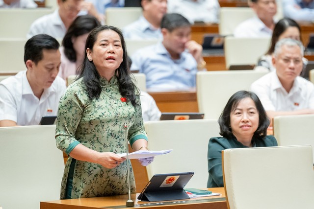 Đại biểu Lê Thị Thanh Lam (đoàn Hậu Giang) Đại biểu Lê Thị Thanh Lam (đoàn Hậu Giang)