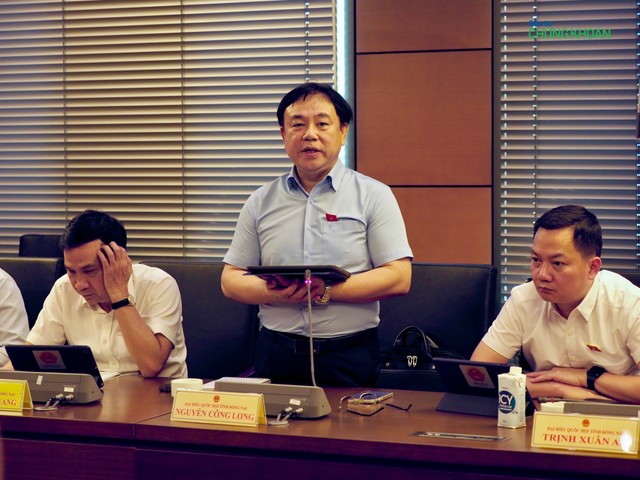 Đại biểu Nguyễn Công Long (đoàn Đồng Nai) - Ảnh: M.Minh