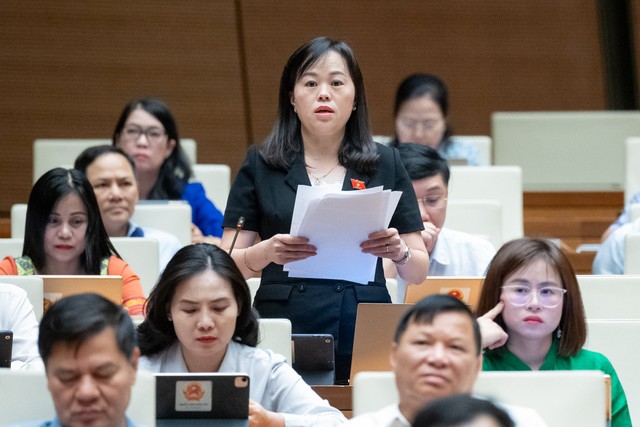 Đại biểu Khang Thị Mào (đoàn Yên Bái) Đại biểu Khang Thị Mào (đoàn Yên Bái)