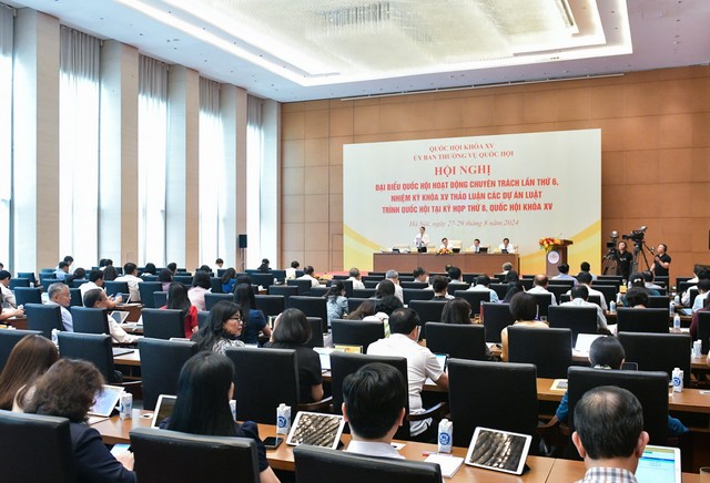 Hội nghị ĐBQH chuyên trách bàn về dự án Luật VAT sáng 29/8