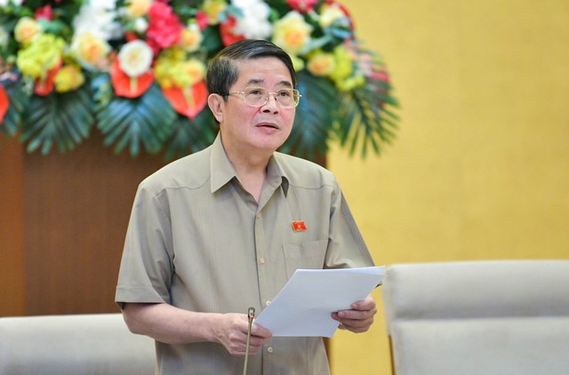 Phó Chủ tịch Quốc hội Nguyễn Đức Hải phát biểu kết luận Phiên họp