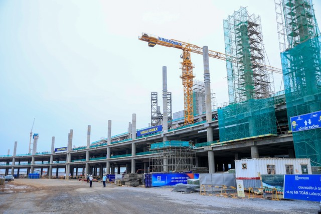 Công trường đang thi công của Dự án sân bay Long Thành Công trường đang thi công của Dự án sân bay Long Thành