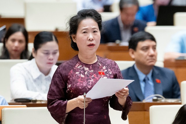 Đại biểu Tô Ái Vang (đoàn Sóc Trăng)