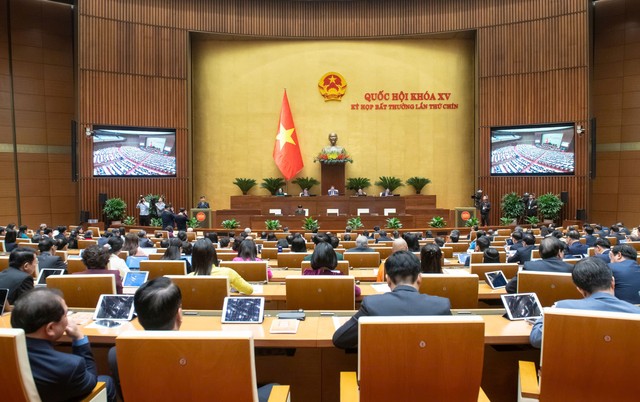 Kỳ họp bất thường lần thứ 9 Quốc hội khoá XV khai mạc sáng nay (12/2) Kỳ họp bất thường lần thứ 9 Quốc hội khoá XV khai mạc sáng nay (12/2)