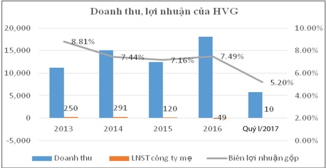 Rơi khỏi Quỹ FTSE ETF, chông chênh tương lai HVG ảnh 1 Rơi khỏi Quỹ FTSE ETF, chông chênh tương lai HVG ảnh 1