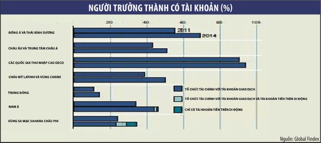 Phổ cập tài chính: Phát triển tiên phong dịch vụ thanh toán ảnh 1 Phổ cập tài chính: Phát triển tiên phong dịch vụ thanh toán ảnh 1
