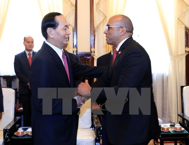 Chủ tịch nước Trần Đại Quang tiếp Đại sứ Cộng hòa Cuba ảnh 1 Chủ tịch nước Trần Đại Quang tiếp Đại sứ Cộng hòa Cuba ảnh 1