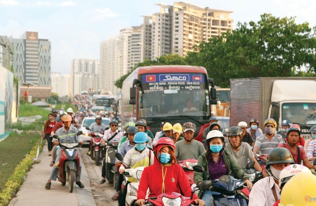 Bất động sản khu Nam Sài Gòn “khó thở” bởi hạ tầng ảnh 6 Bất động sản khu Nam Sài Gòn “khó thở” bởi hạ tầng ảnh 6