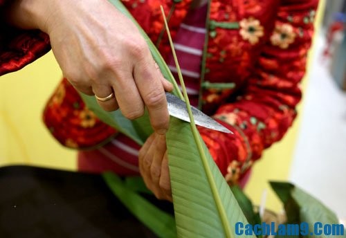 Cách gói bánh chưng bằng hình ảnh cực đơn giản ảnh 4