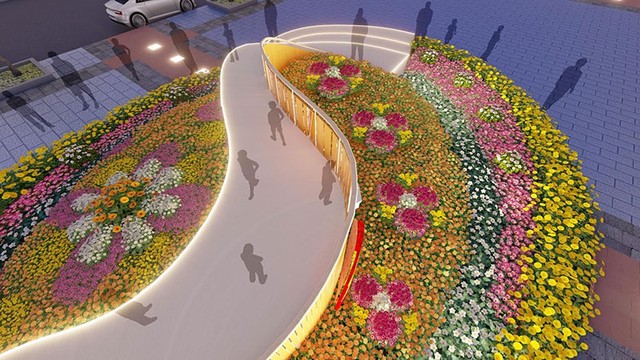 Đường hoa xuân Canh Tý 2020 với chủ đề “TP.HCM - Vững tin tiến bước” ảnh 3 Đường hoa xuân Canh Tý 2020 với chủ đề “TP.HCM - Vững tin tiến bước” ảnh 3