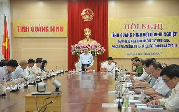 Quảng Ninh gặp gỡ doanh nghiệp để lắng nghe và tháo gỡ khó khăn ảnh 2 Quảng Ninh gặp gỡ doanh nghiệp để lắng nghe và tháo gỡ khó khăn ảnh 2
