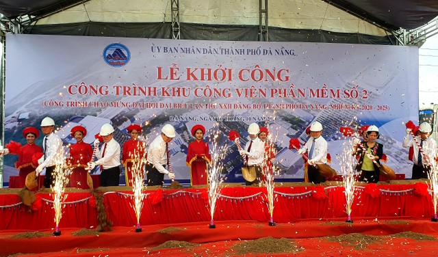 Thành phố Đà Nẵng khởi công Khu công viên phần mềm số 2. Thành phố Đà Nẵng khởi công Khu công viên phần mềm số 2.
