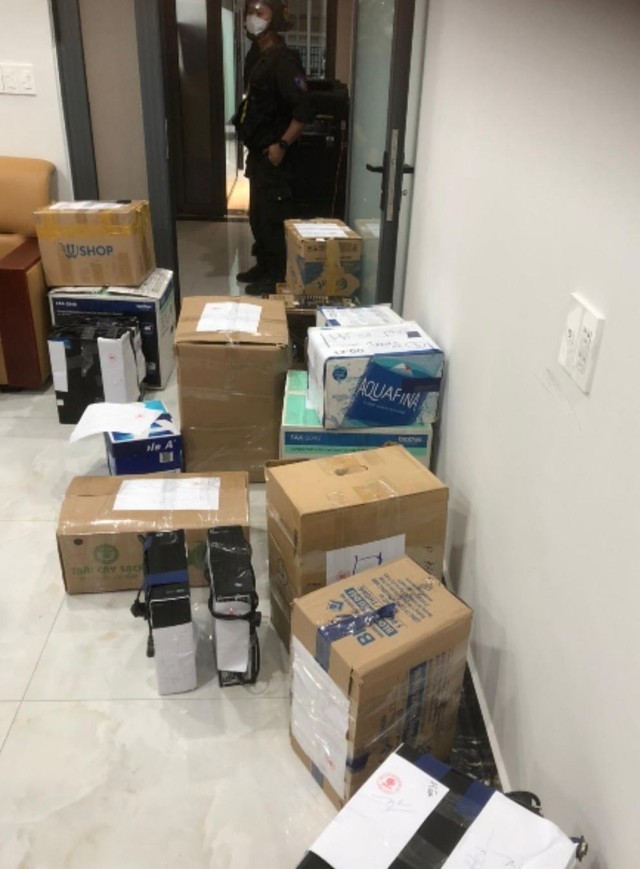 Tang vật thu giữ