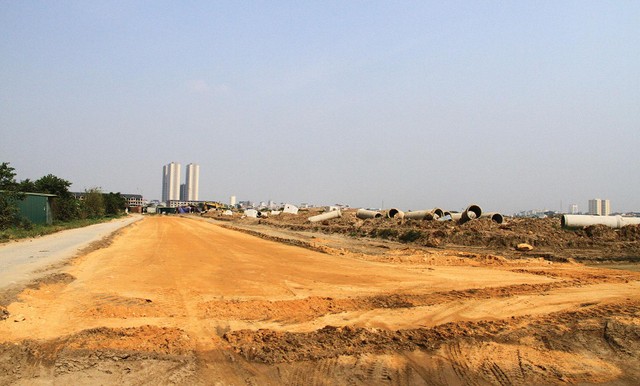 Đất nền tại nhiều dự án tăng giá từng ngày (Trong ảnh: Dự án dự án Hinode Royal Park tại Hà Nội). Ảnh: Thành Nguyễn