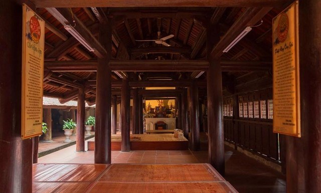 Kiến trúc độc đáo nhưng vẫn mang lại nét cổ xưa. (Ảnh: Phương Linh)