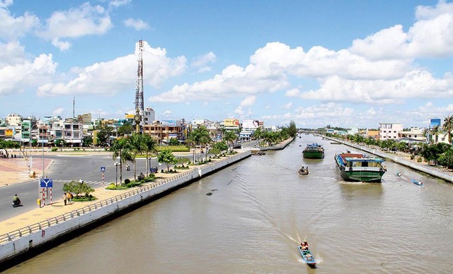 Một góc TP. Vị Thanh, tỉnh Hậu Giang Ảnh: Duy Khương Một góc TP. Vị Thanh, tỉnh Hậu Giang Ảnh: Duy Khương