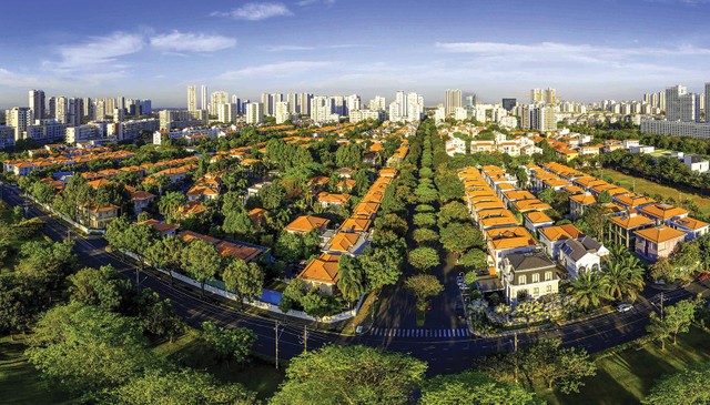 Khu biệt thự “nhà giàu” Phú Mỹ Hưng rất ít người bán ra. Ảnh: Lê Toàn Khu biệt thự “nhà giàu” Phú Mỹ Hưng rất ít người bán ra. Ảnh: Lê Toàn