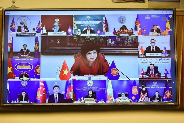 Đối thoại thường niên giữa các Bộ trưởng Ngoại giao với các Đại diện của Uỷ ban liên Chính phủ ASEAN về nhân quyền Đối thoại thường niên giữa các Bộ trưởng Ngoại giao với các Đại diện của Uỷ ban liên Chính phủ ASEAN về nhân quyền