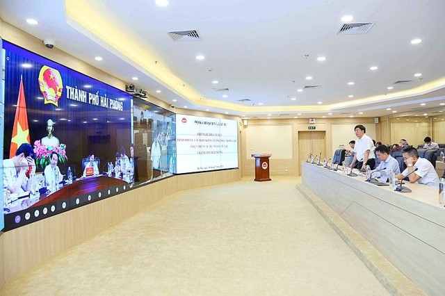 Thứ trưởng đề nghị Hải Phòng thời gian tới tiếp tục nghiên cứu, phối hợp với chúng tôi để khắc phục các vướng mắc (Ảnh: Minh Trang)