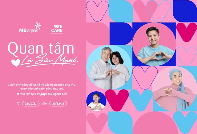 Chiến dịch “Quan tâm là sức mạnh” thuộc Chương trình We Care do MB Ageas Life khởi xướng Chiến dịch “Quan tâm là sức mạnh” thuộc Chương trình We Care do MB Ageas Life khởi xướng