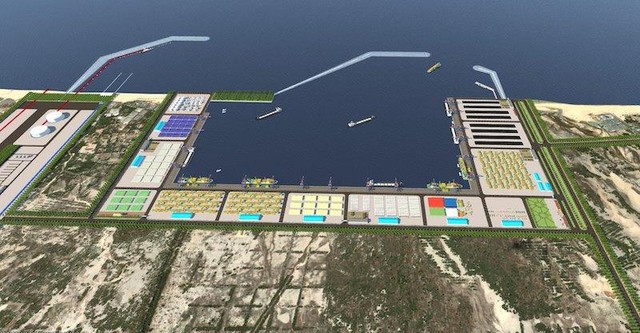 Phối cảnh Dự án điện khí LNG Hải Lăng. Phối cảnh Dự án điện khí LNG Hải Lăng.