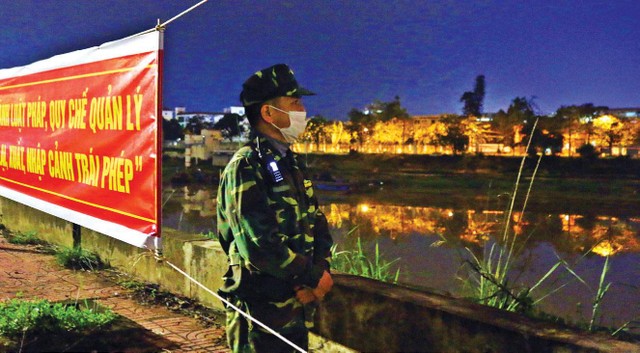 Bên sông biên giới Ka Long những ngày chống dịch Bên sông biên giới Ka Long những ngày chống dịch