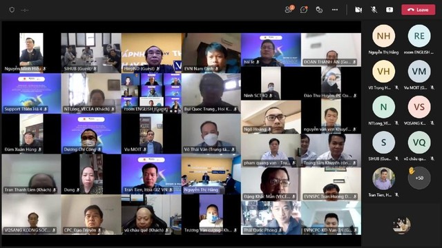 Các đại diện từ Bộ công thương và các tổ chức, doanh nghiệp công lập tại Việt Nam(Nguồn: GIZ) Các đại diện từ Bộ công thương và các tổ chức, doanh nghiệp công lập tại Việt Nam(Nguồn: GIZ)