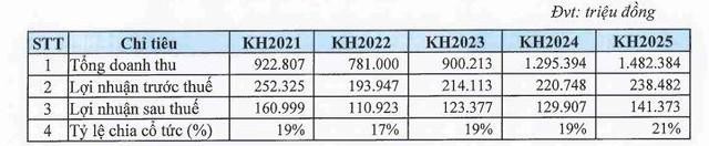 Kế hoạch kinh doanh giai đoạn 2021-2025 của Long Hậu (Nguồn: Long Hậu) Kế hoạch kinh doanh giai đoạn 2021-2025 của Long Hậu (Nguồn: Long Hậu)